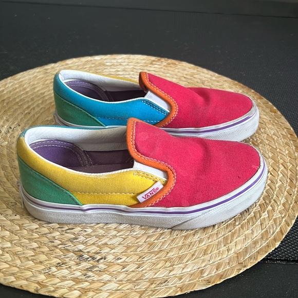 Vans kids Girls Slipon Canvas Size 13 - Picture 2 of 9